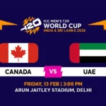 Canada vs United Arab Emirates Where to Watch Online Free