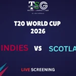 West Indies vs Scotland where to Watch T20 World Cup 2026